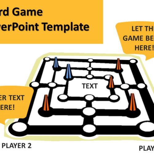 Interactive Board game. Free PowerPoint template & Google Slides