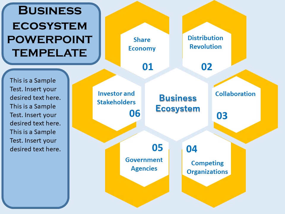Business Ecosystem PowerPoint Template Slide Slidevilla