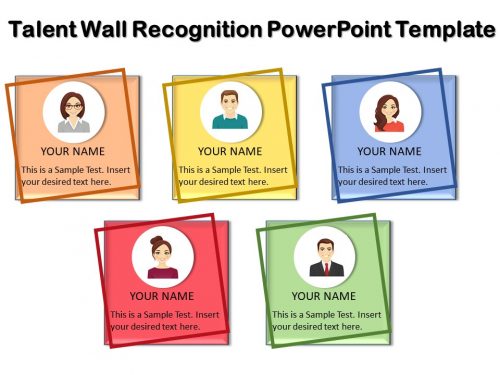 Talent Wall Recognition PowerPoint Template