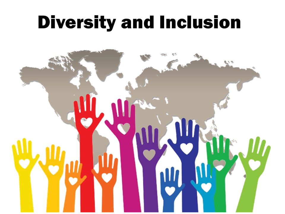 Diversity and Inclusion PowerPoint Template Slide Slidevilla