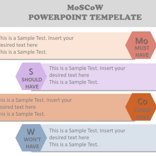 MoSCoW Method PowerPoint Slide Template