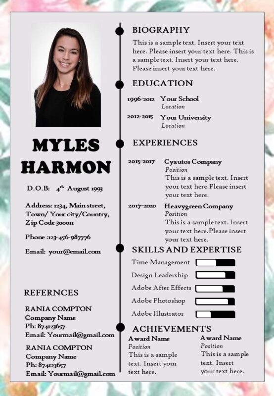 Interior Designer Resume Template - Slidevilla