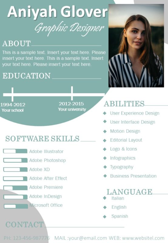 Graphic Designer Resume Template PPT - Slidevilla