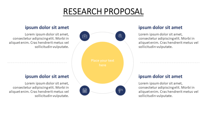 Research Proposal PowerPoint Template - Slidevilla image.